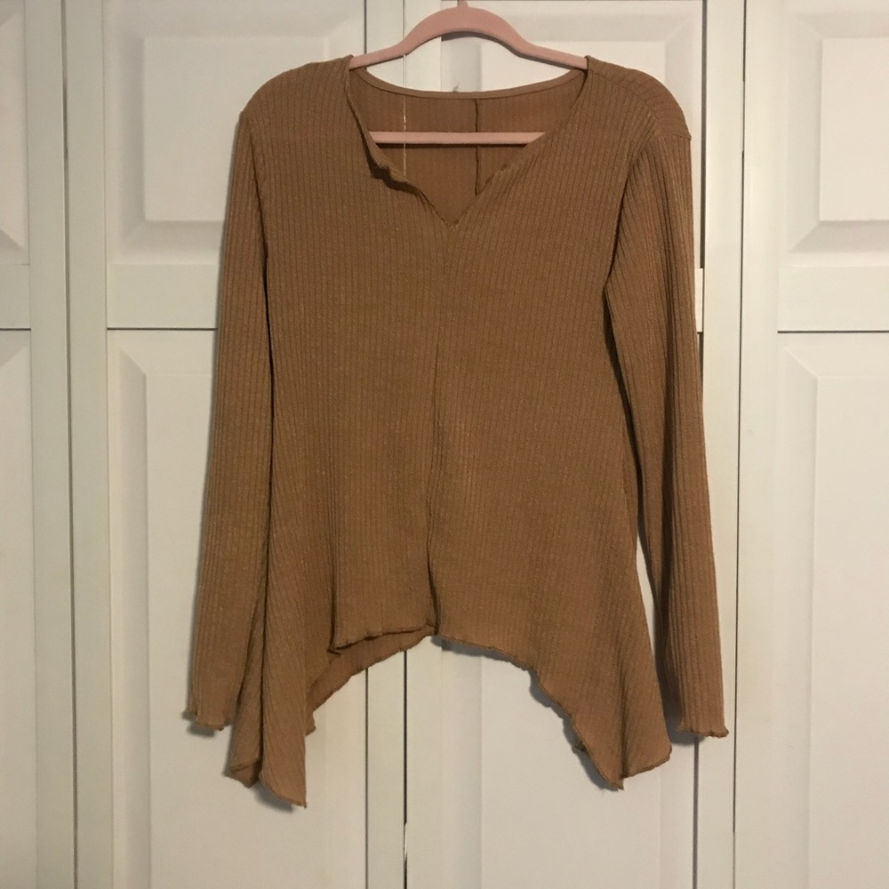 Brown sweater top